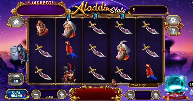 Tận Hưởng Nổ Hũ Aladin Slots Tại 789Club Với Kho Báu Khổng Lồ