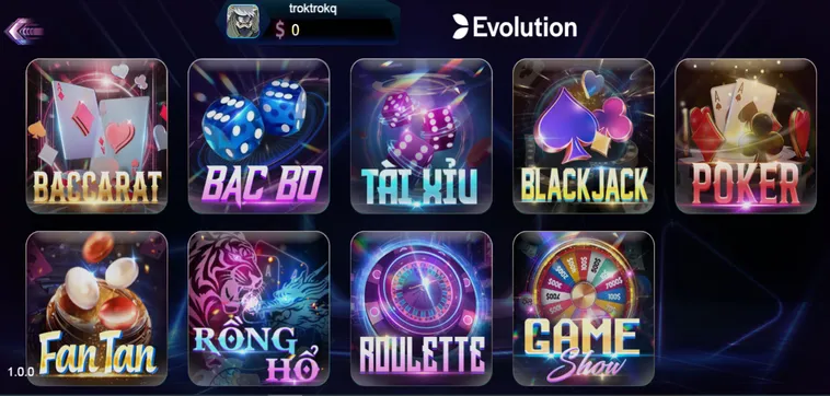 Evolution Live Tại 789Club Sòng Bài Trực Tuyến Đẳng Cấp Thế Giới