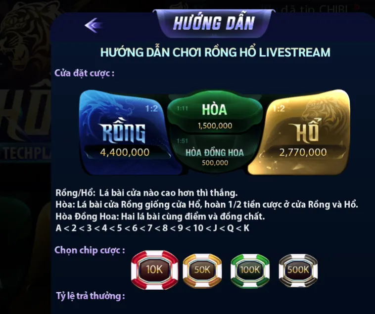 Chinh Phục Ngay Rồng Hổ Casino Tại 789Club Với Tốc Độ Đỉnh Cao