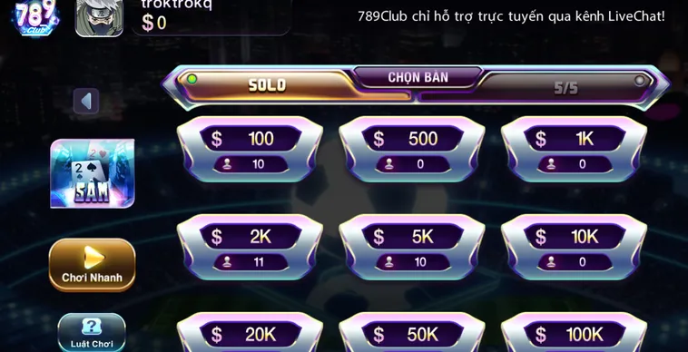 Sâm Tại 789Club Trải Nghiệm Game Bài Chiến Thuật Kịch Tính Nhất Hiện Nay