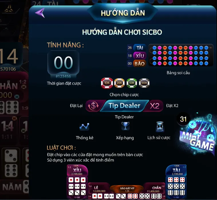Chinh Phục Siêu Phẩm Sicbo Casino Tại 789Club Với Tỷ Lệ Thắng Cực Lớn