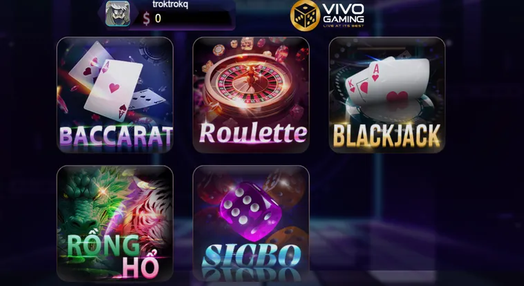 Khám Phá Trải Nghiệm Đẳng Cấp Tại Vivo Gaming Live Của Cổng Game 789Club